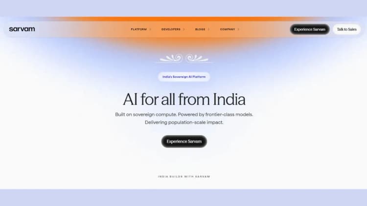 Sarvam: India's AI startup all set to challenge ChatGPT, Google Gemini with regional language support
